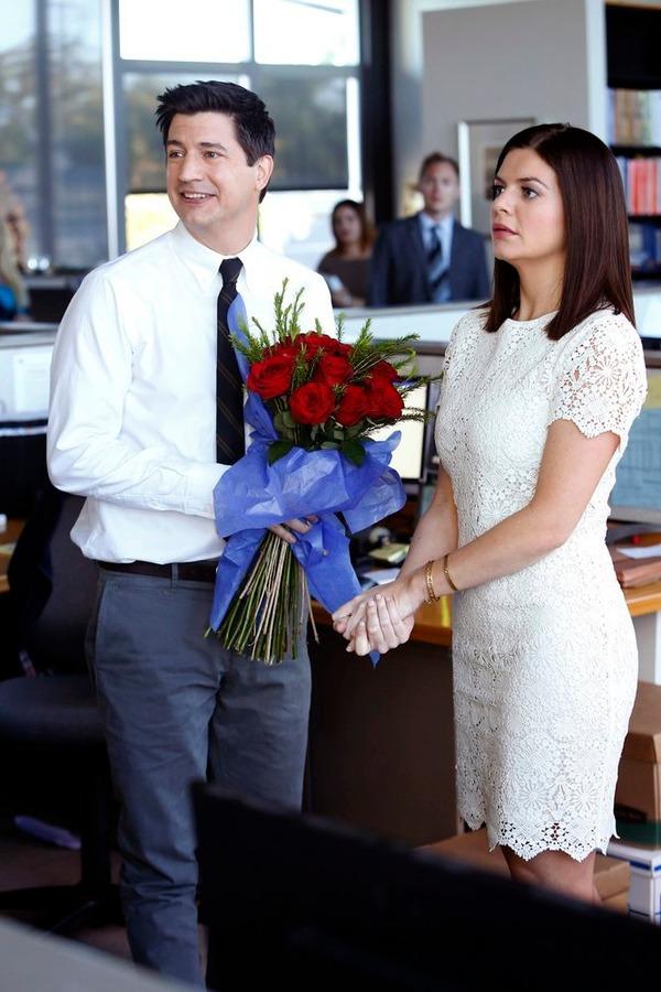 Casey WIlson and Ken Marino in NBC's Marry Me