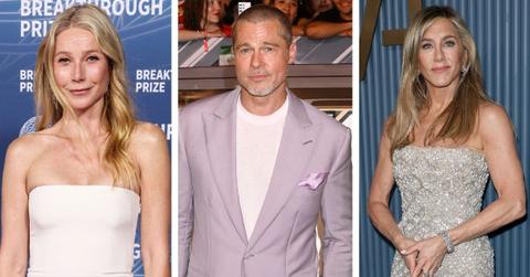 Photo of Gwyneth Paltrow, Brad Pitt and Jennifer Aniston