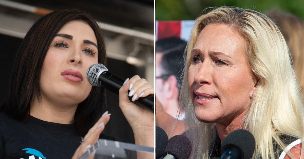 Photo of Laura Loomer and Marjorie Taylor Greene