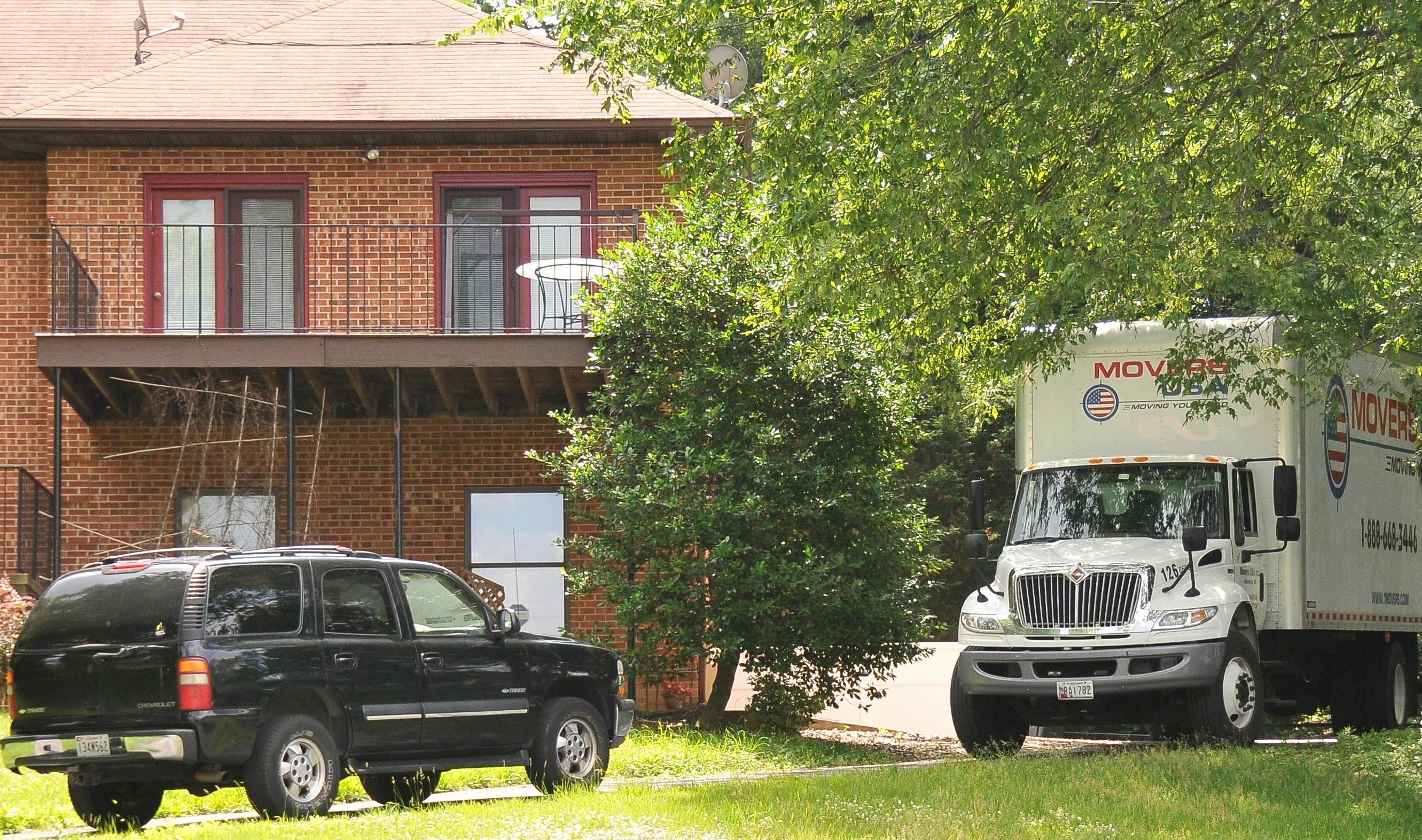 Moving truck spotted out front of Josh Duggars Maryland home