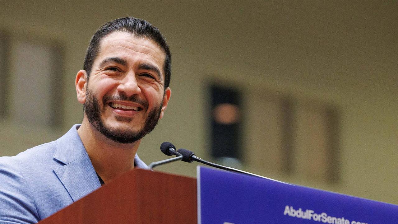 Image of El-Sayed said the focus on his faith is a distraction by Republicans to avoid a faltering Trump economy.