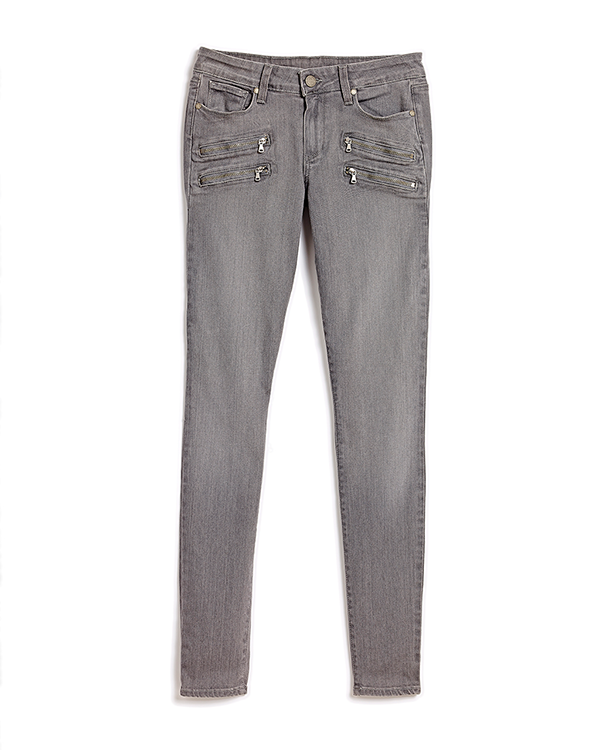 Grey Zip Jeans&#8212;Marshalls