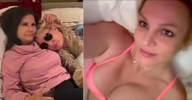 britney spears seduces fans bra underwear nd birthday