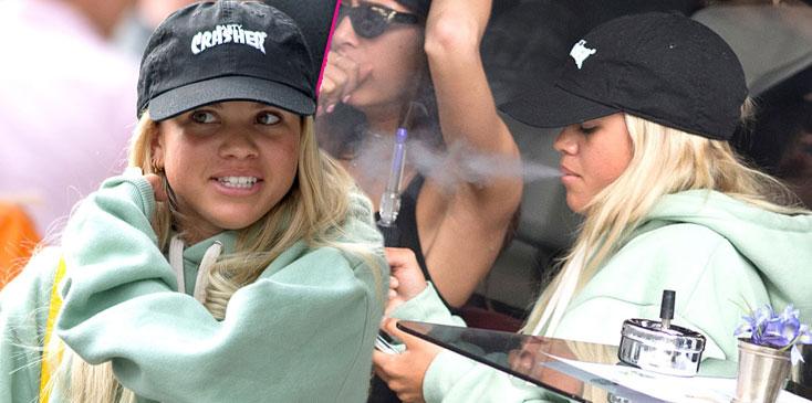 Sofia richie smoking HERO