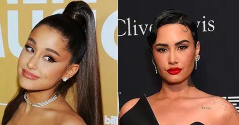 ariana grande demi lovato scooter braun part ways