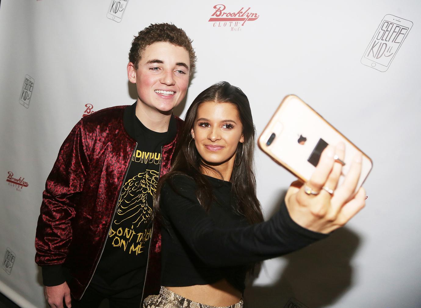 Ryan McKenna aka "The Selfie Kid" and Gianna Ferazi