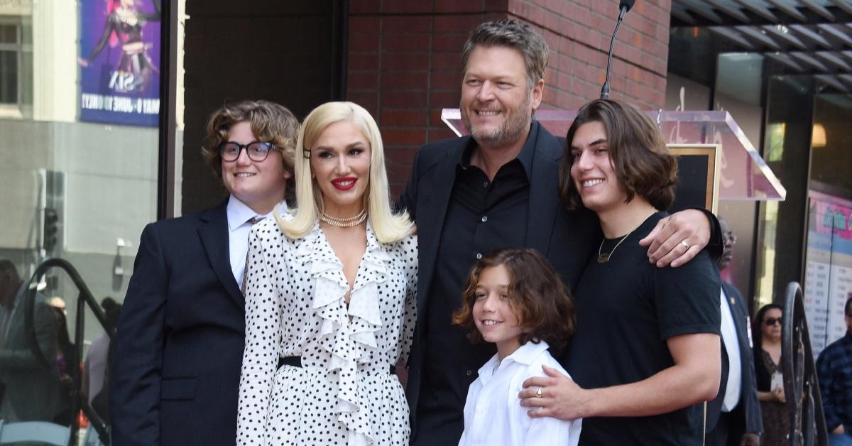 blake shelton stepdad gwen stefanis sons can be hard