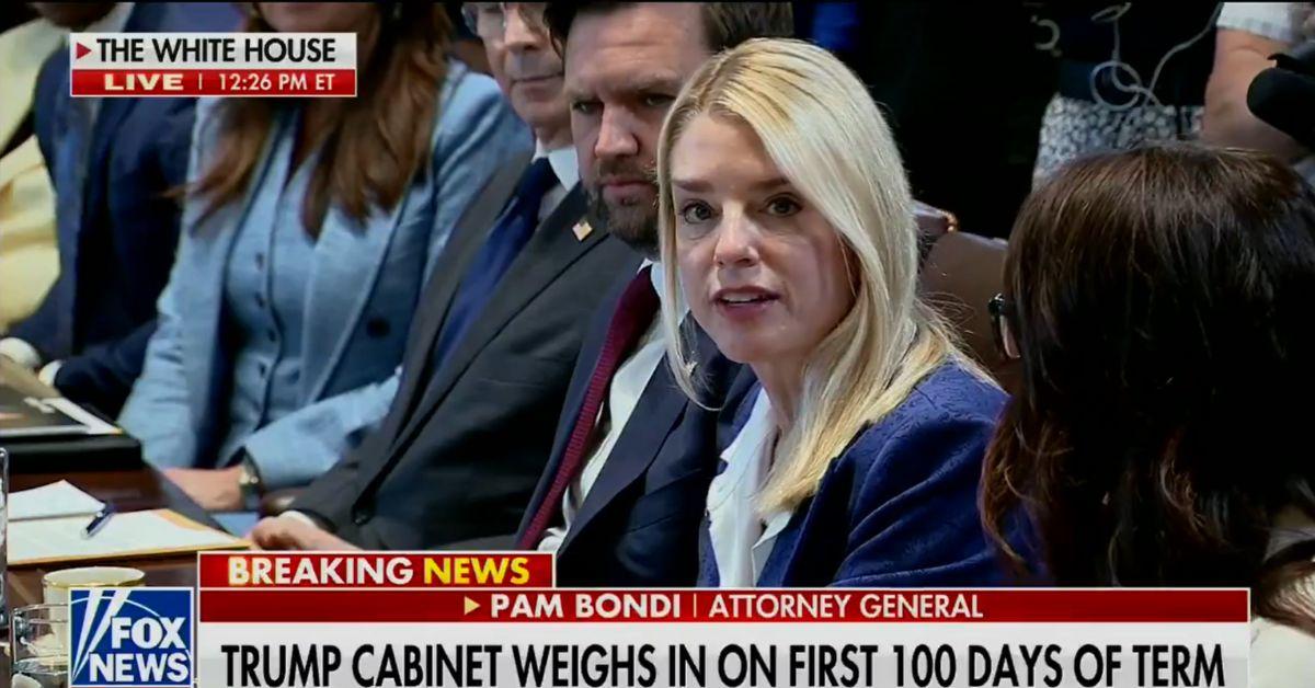 attorney general pam bondi donald trump saved million lives