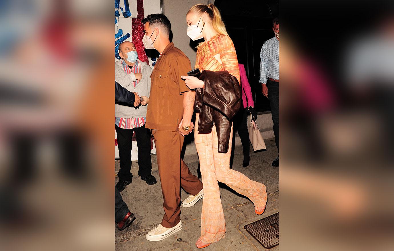 joe jonas and sophie turner at craigs