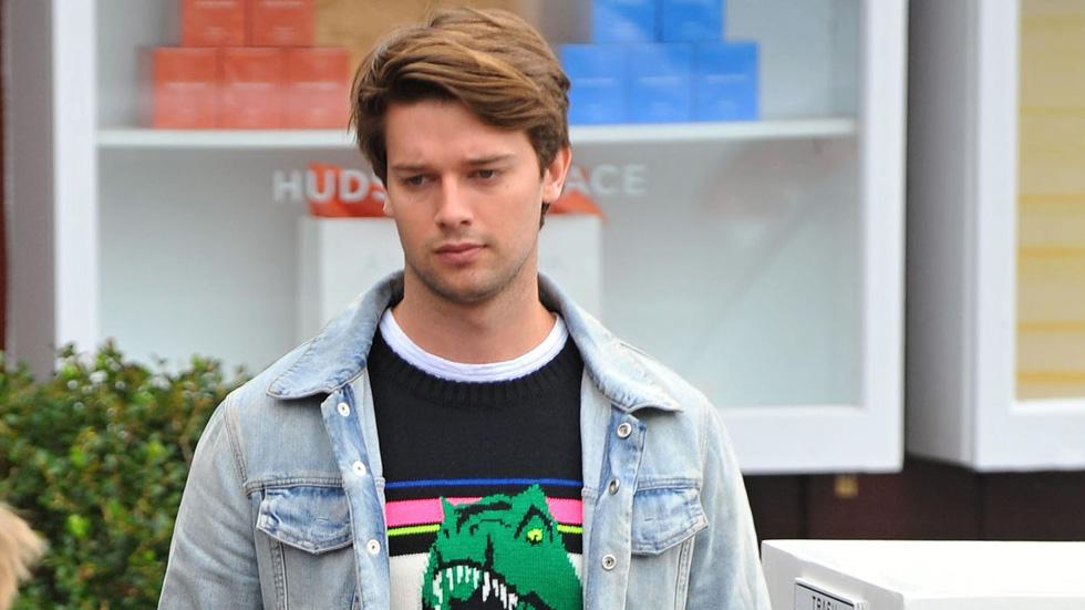 Exclusive&#8230; Patrick Schwarzenegger Stops For An Iced Coffee