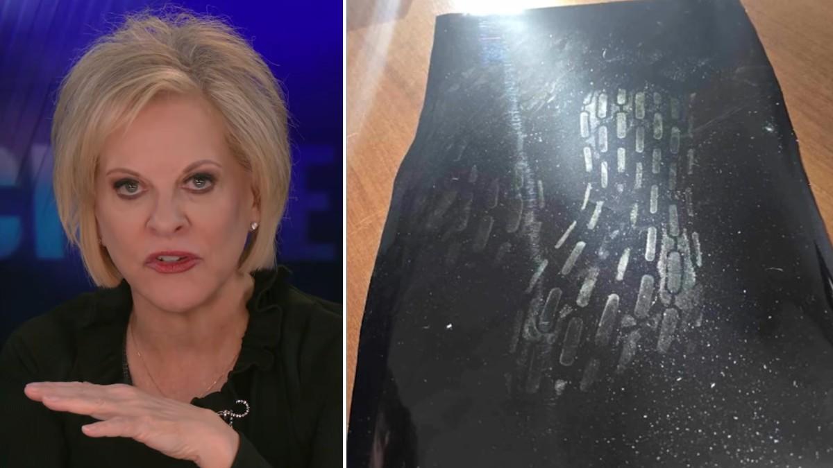 photo of Nancy Grace and shoes. 