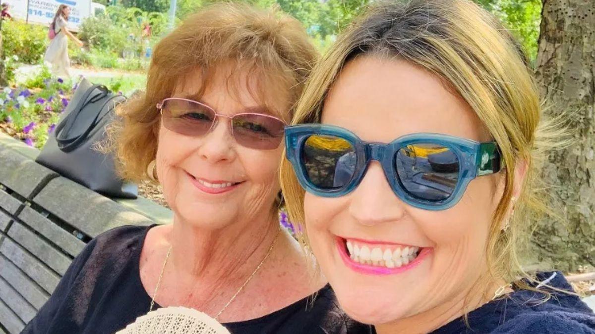 photo of savannah guthrie with mom nancy guthrie
