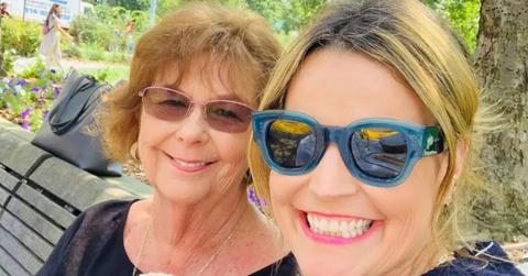 photo of savannah guthrie with mom nancy guthrie