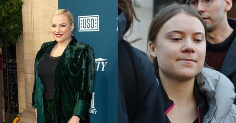 Composite Photos of Meghan McCain and Greta Thunberg