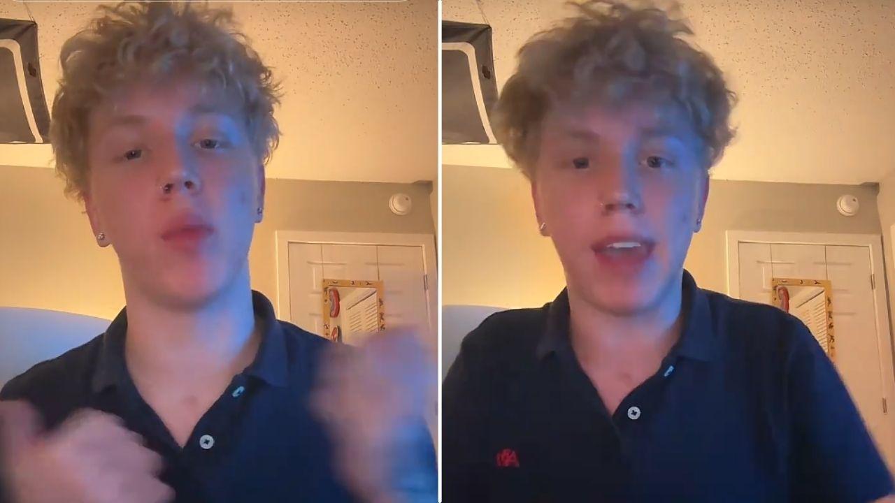 Image of Kae shared his experiences as a Walmart associate in a TikTok video.