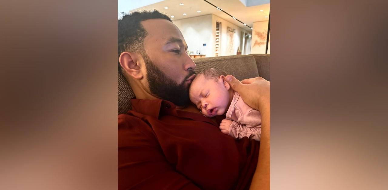 John Legend Gives Baby Daughter Esti a Piggyback Ride in Sweet Photo