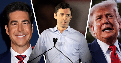 Jesse Watters, Jon Ossoff, Donald Trump