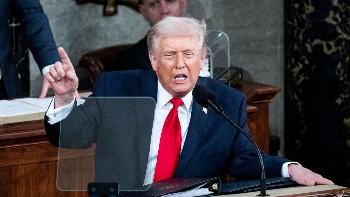 Image of Conservatives on social media admired President Donald Trump's State of the Union address.