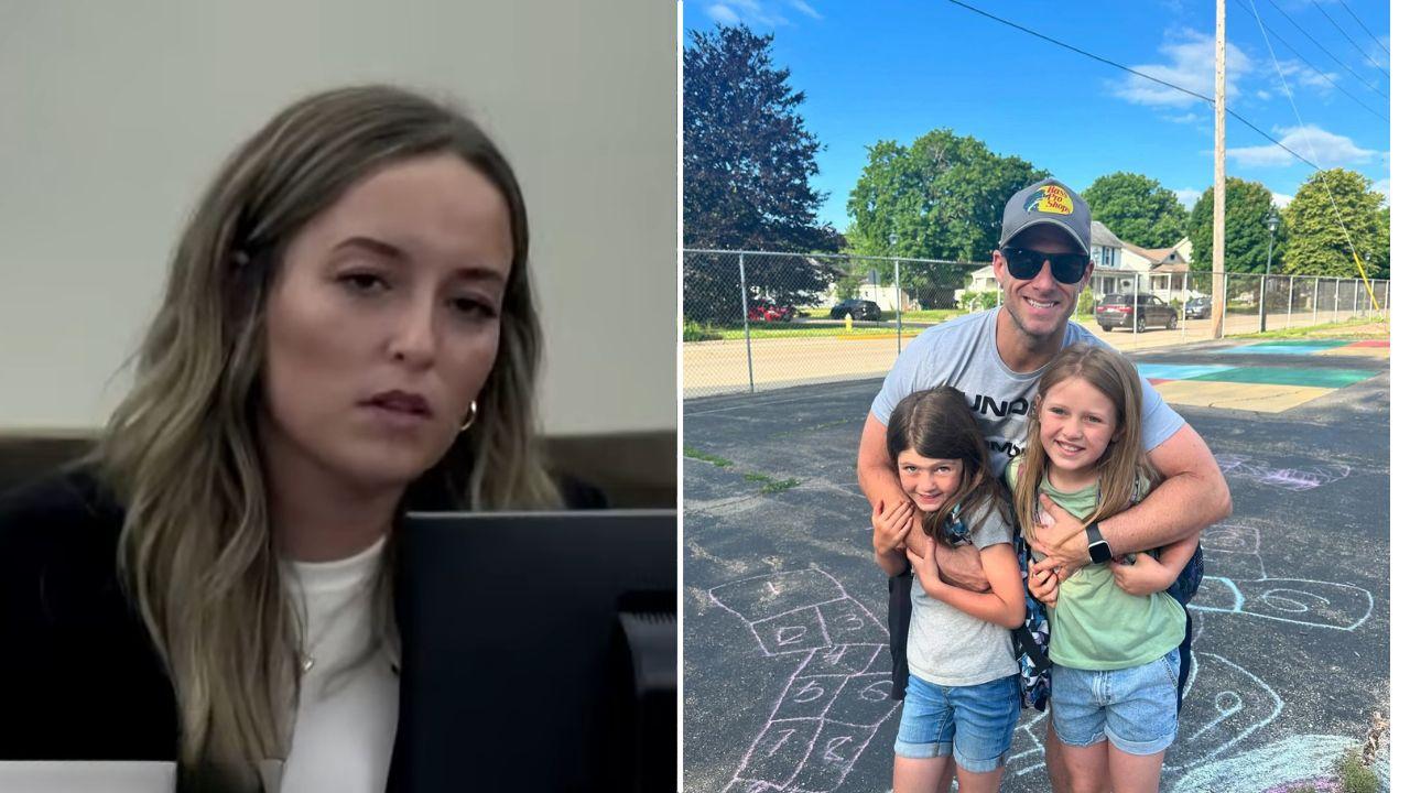 Image of Alleigha Botner and Caleb Flynn with daughters