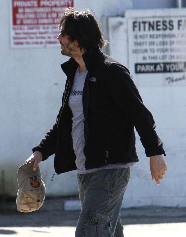 Keanu Reeves Leaving The Gym