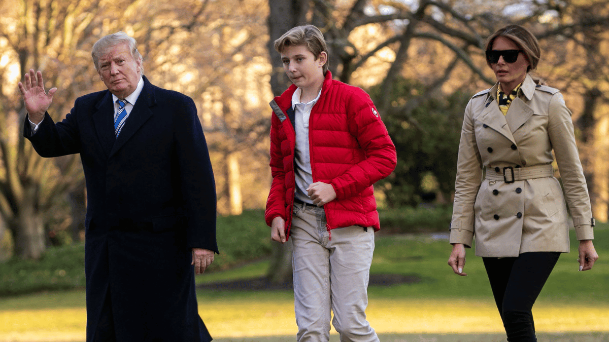 Photo of One source said the first son has a 'ghostly' presence on campus.
