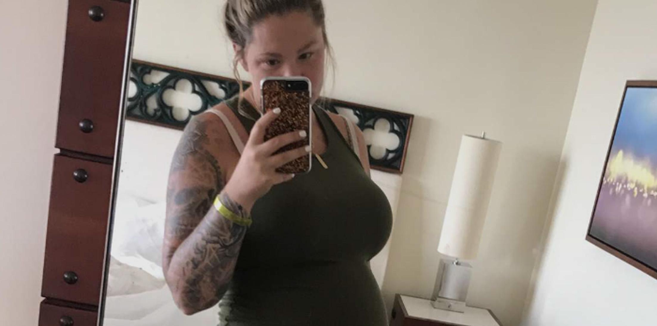 Very Pregnant Kailyn Lowry Vacations Alone Weeks Before Giving Birth 