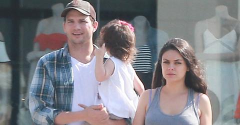 Exclusive… Pregnant Mila Kunis, Ashton Kutcher, & Wyatt Kutcher Grab Breakfast In BH