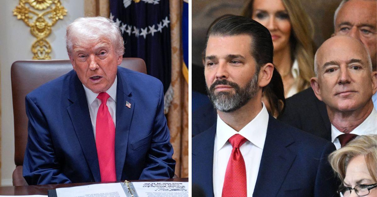 image of There were talks about Donald Trump Jr. having a hunting and fishing show. 