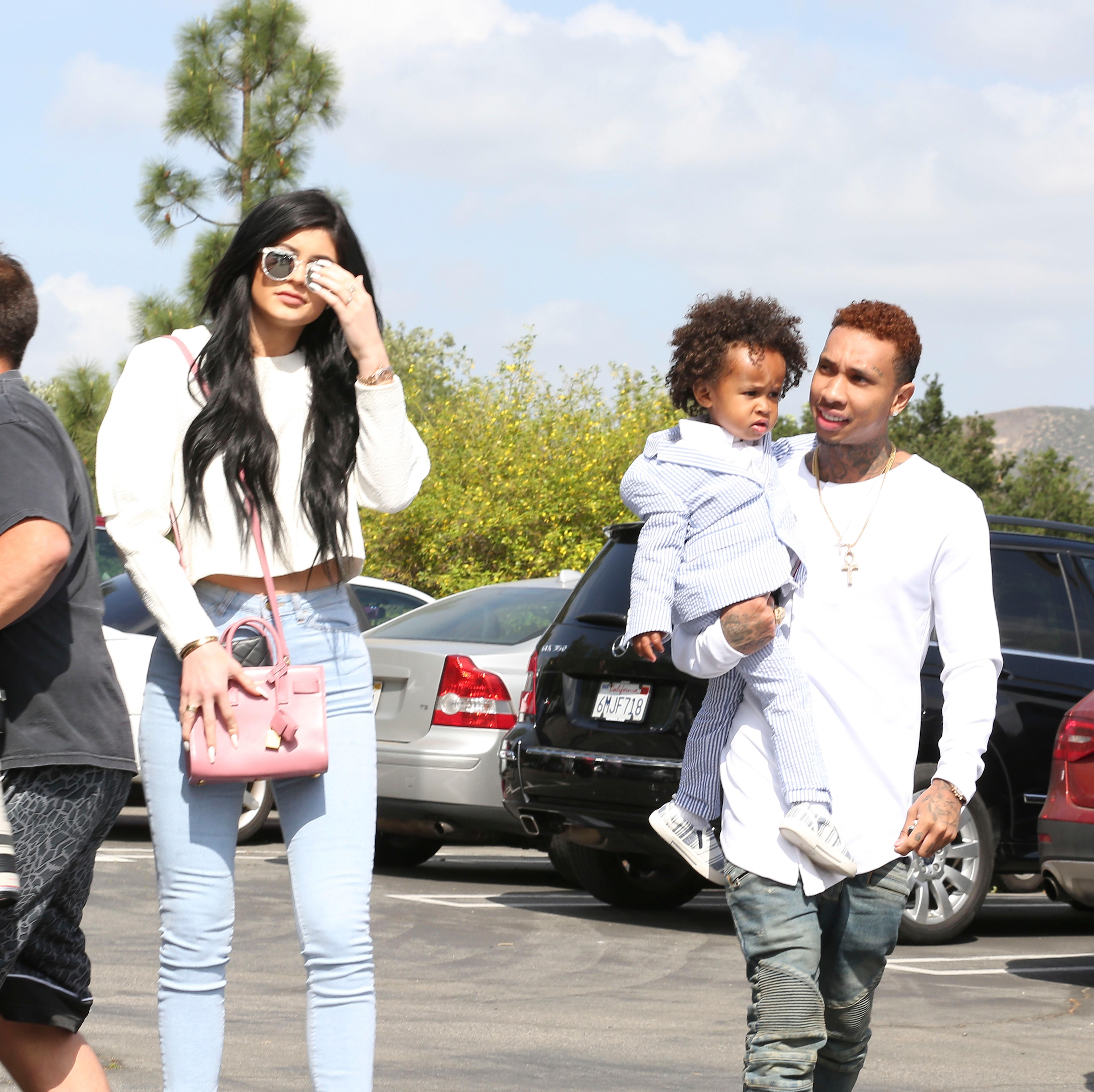 Kim Kardashian and Jenner family attend California Community Church in Agoura Hills, CA