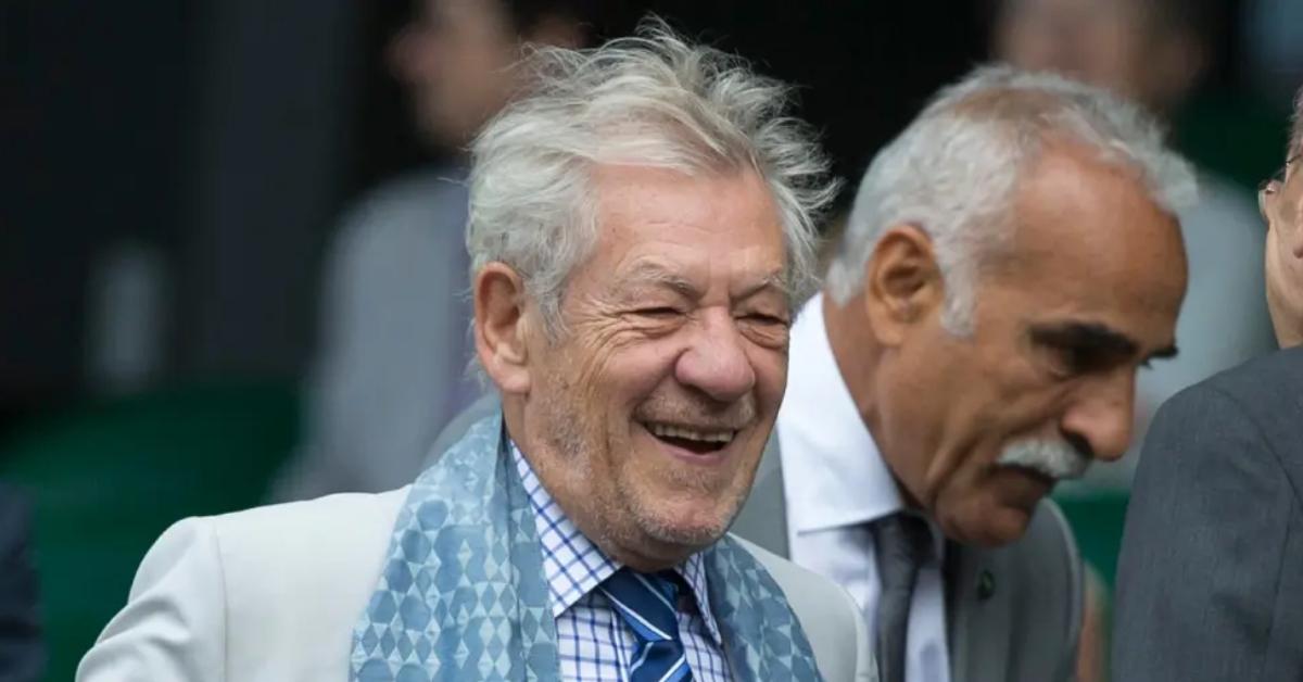A photo of Ian McKellen.