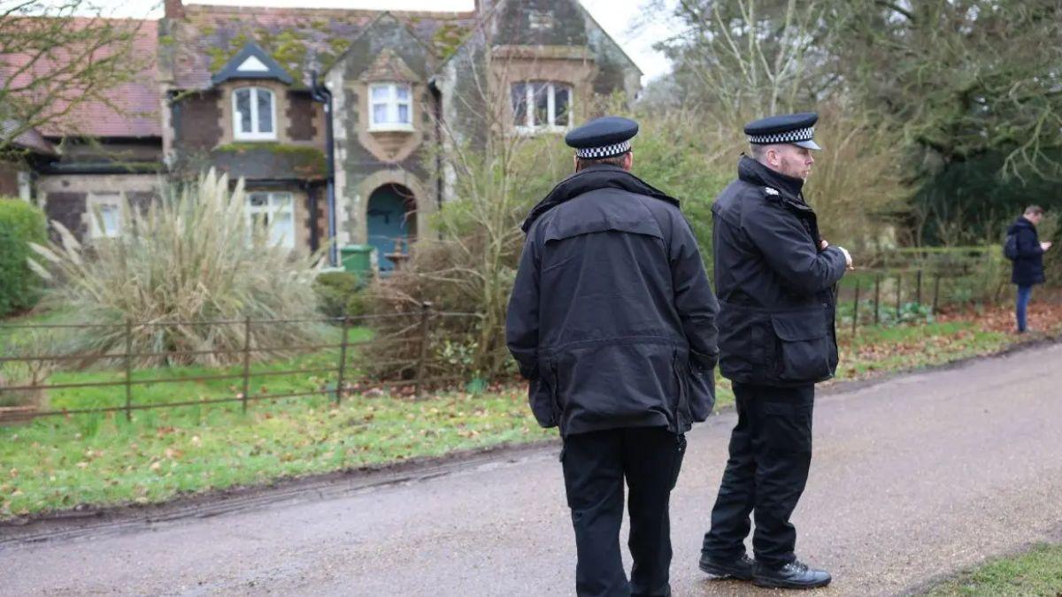 image of Police picked up the ex-prince at the royal family's Sandringham estate in Norfolk.