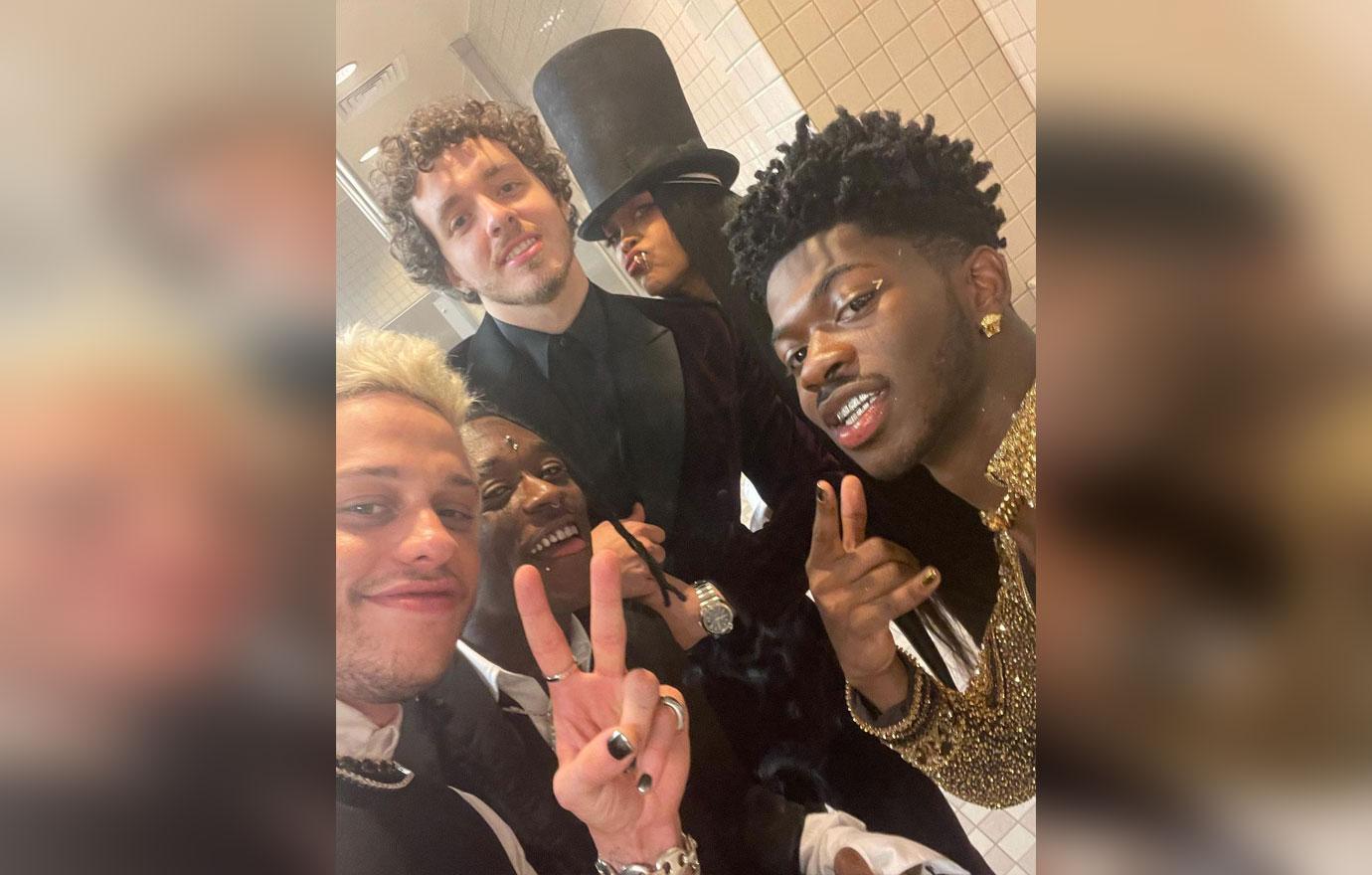 lil nas x met gala bathroom selfies billie eilish pete davidson frank ocean