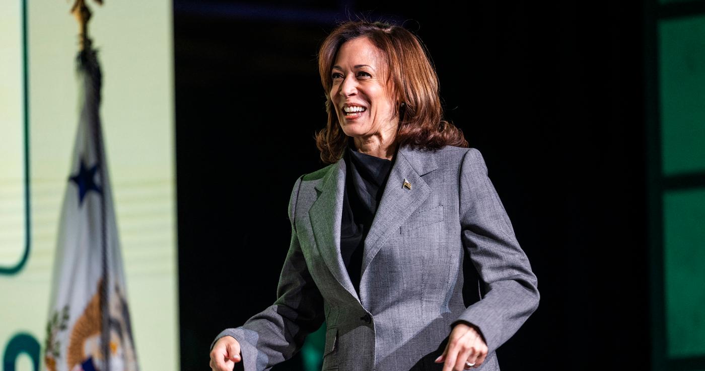 vp kamala harris slams critics laugh