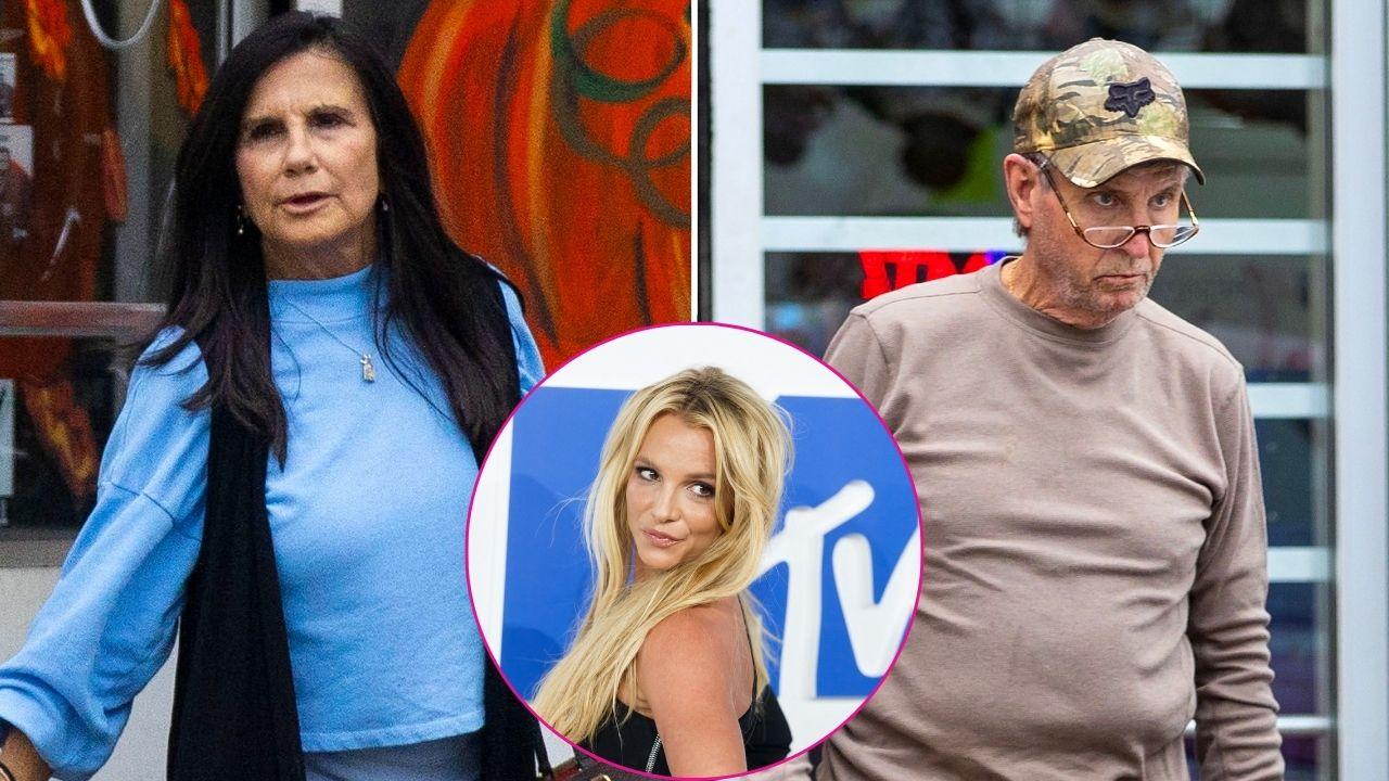 Split photo of Jamie, Lynne, and Britney Spears.