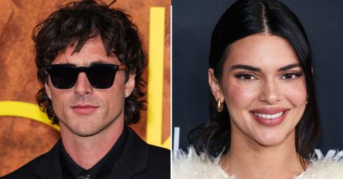 Split photo of Jacob Elordi & Kendall Jenner