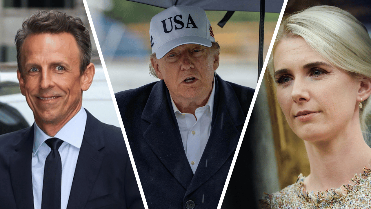 Seth Meyers, Donald Trump, Natalie Harp