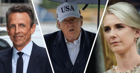 Seth Meyers, Donald Trump, Natalie Harp