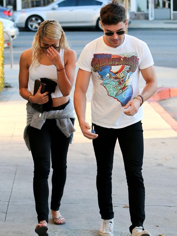 Getting Serious! Zac Efron Walks Around Hollywood With New Girlfriend ...