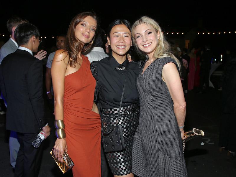 l r angela sarafyan domee shi and lucy alibar attend the yugo bafta student awards at harmony gold on july   in los angeles california photo by phillip faraonegetty images