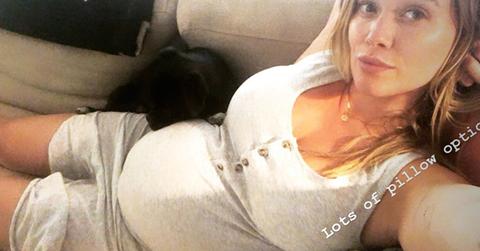 Hilary duff baby bump pics