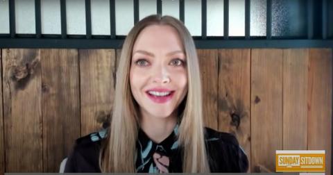 amanda seyfried son surprise appearance today show interview