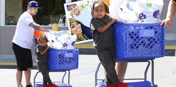 Rob Kardashian Blac Chyna Son King Cairo Tyga Kylie Jenner Weight Stepdad