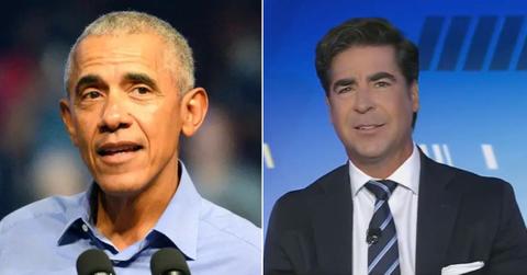 Photo of Barack Obama; picture of Jesse Watters.