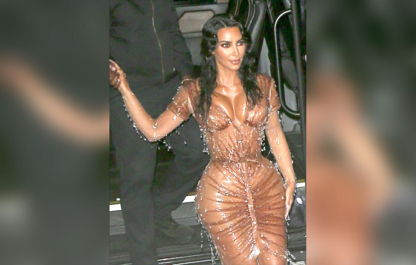 Kim Kardashian Says She 'Peed All Over Herself' While Struggling