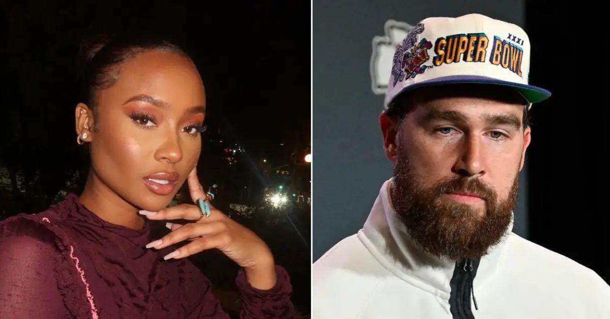 travis kelce ex kayla nicole slams football star responsibility dogs