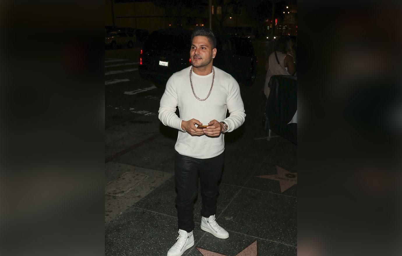 Ronnie Ortiz Magro seen leaving OK Magazine Pre Grammy Party