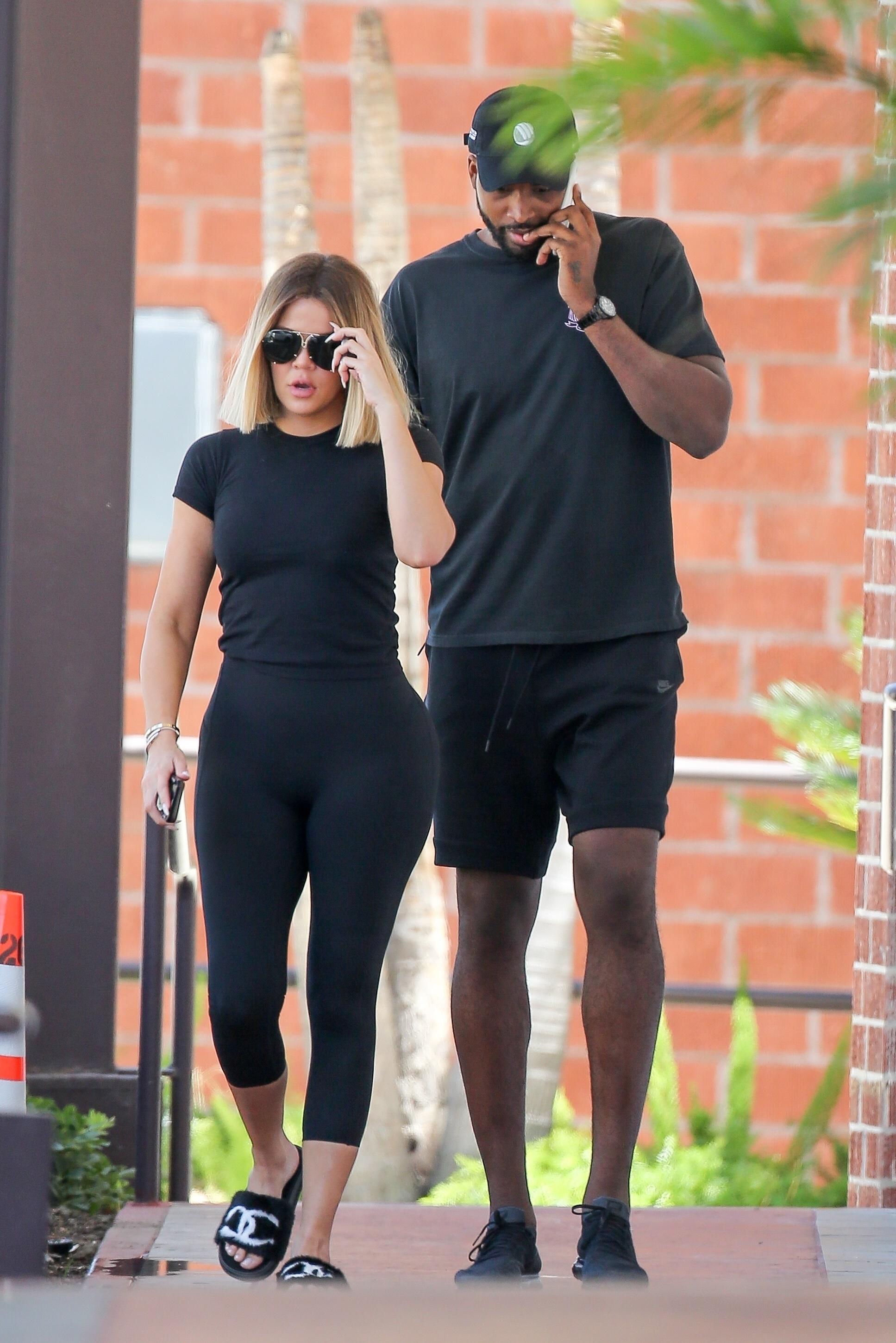 *EXCLUSIVE* Khloe Kardashian and Tristan Thompson: Having a &#8216;Good Time&#8217; together!