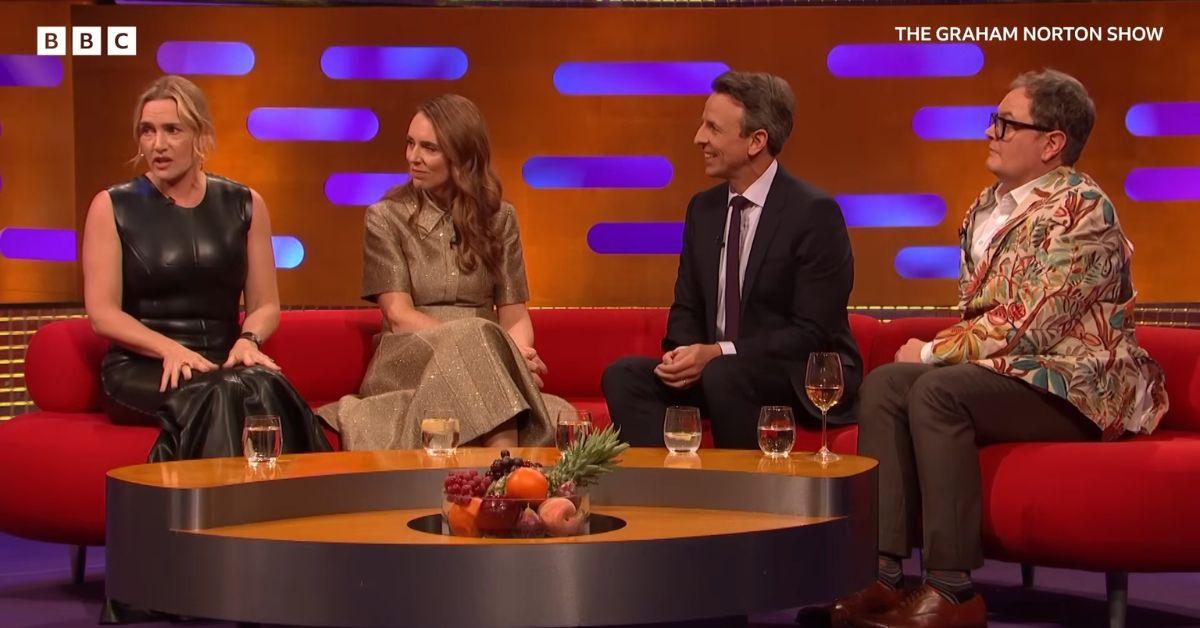 Photo of Kate Winslet recounted how Eminem asked her to 'shave his bottom.'