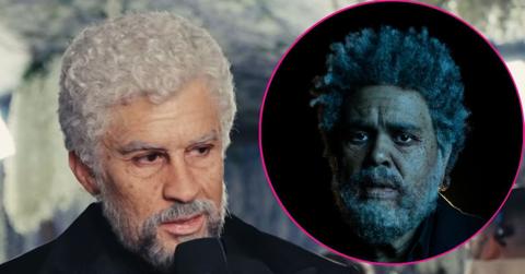 Composite photo of Bad Bunny and The Weeknd.