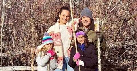 Photo of Emma Heming, Bruce Willis and their daughters